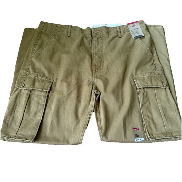 Levis Cargo Pants Relaxed Fit Ace Cargo Pants Beige 38x34 Measures (38x32) - Picture 2 of 7